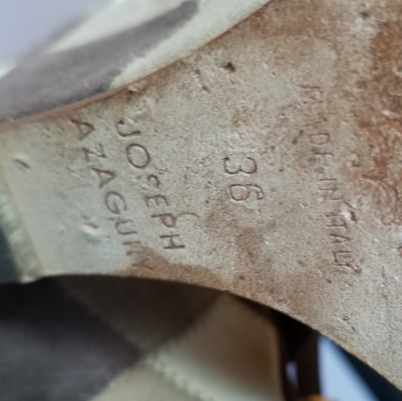 Joseph Azaguri wedge platform sandals - Picture 7 of 7